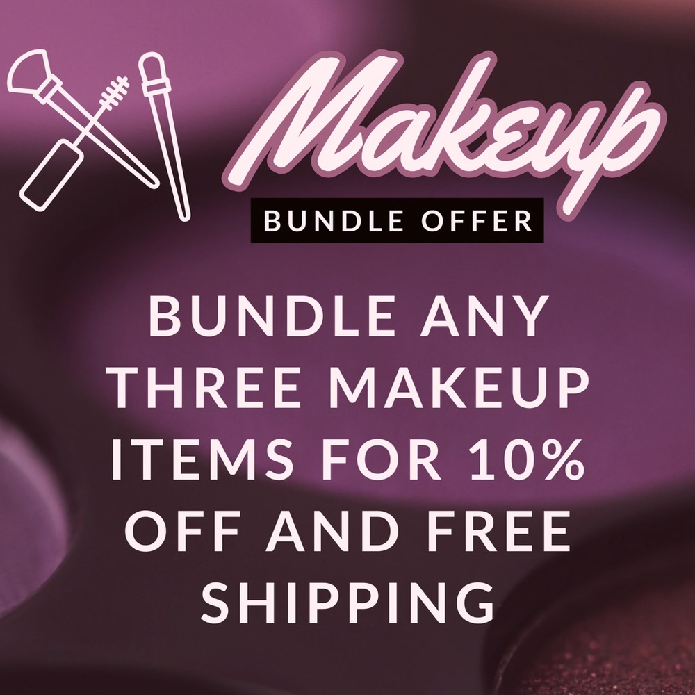 10% OFF THREE MAKEUP ITEMS